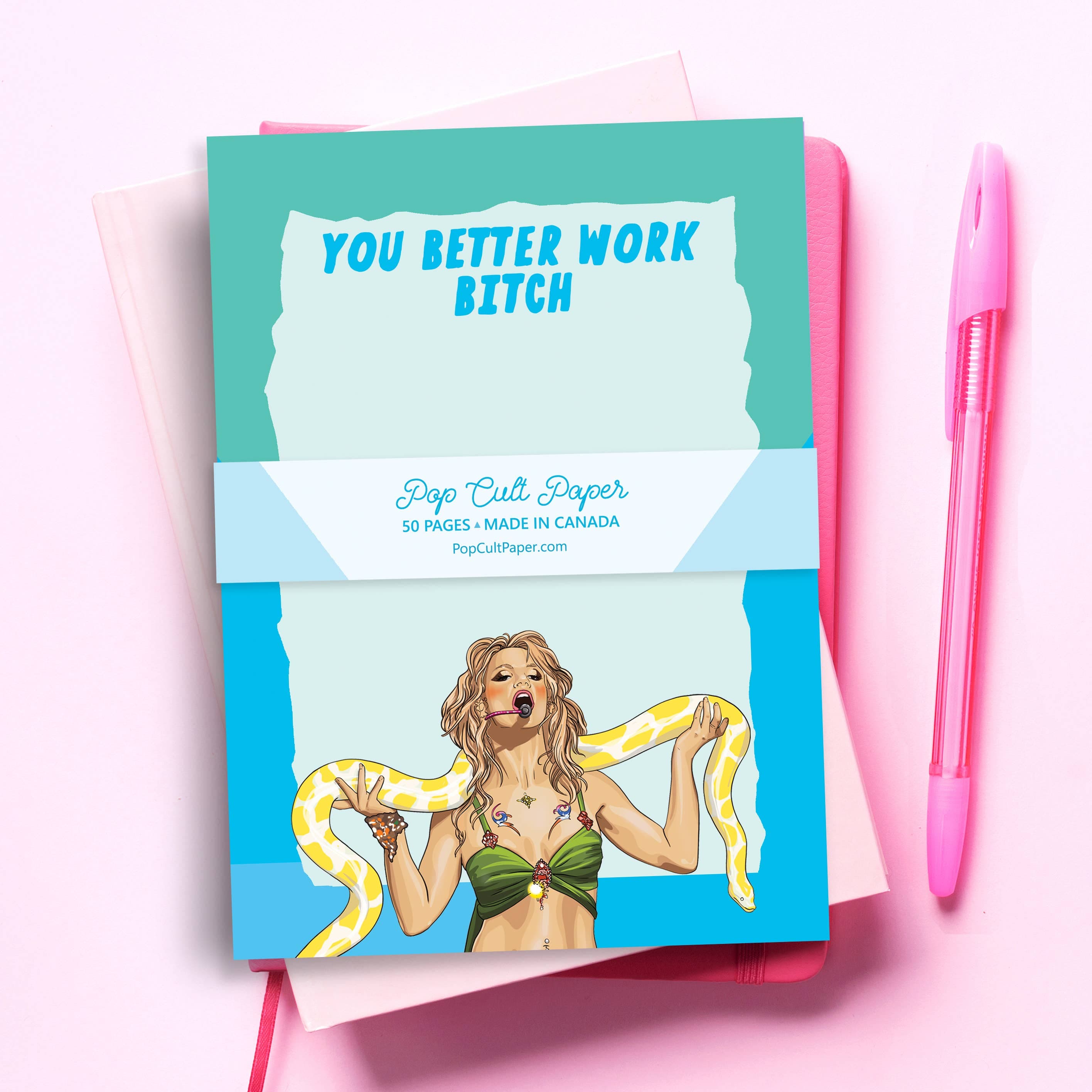 Britney Spears Funny To Do List Notepad Pop Culture Planner
