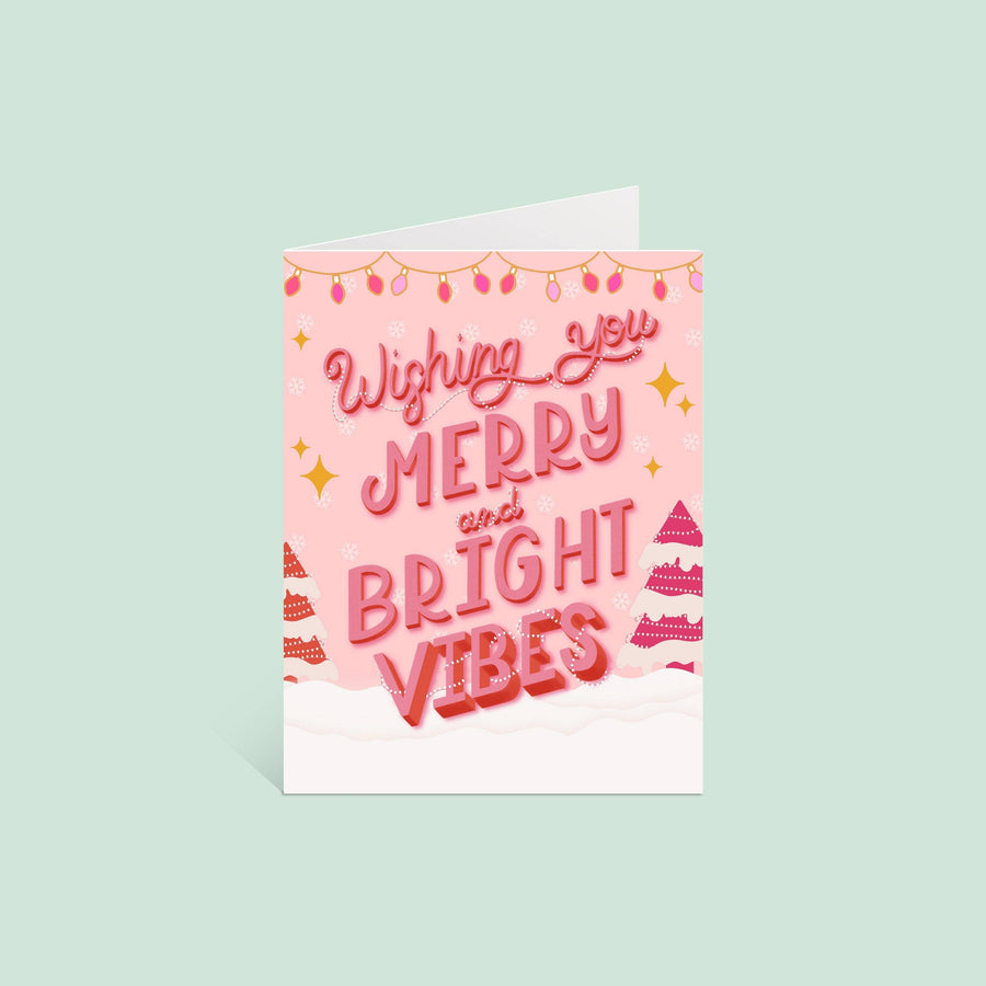Merry and Bright Vibes Card