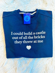 Castle Embroidered Sweatshirt