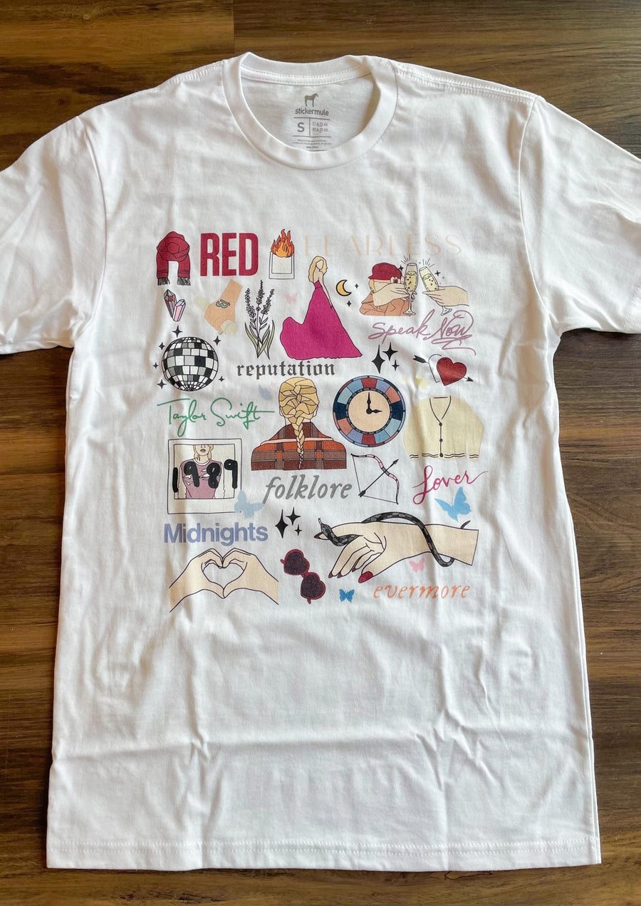 Taylor Eras Collage T-Shirt
