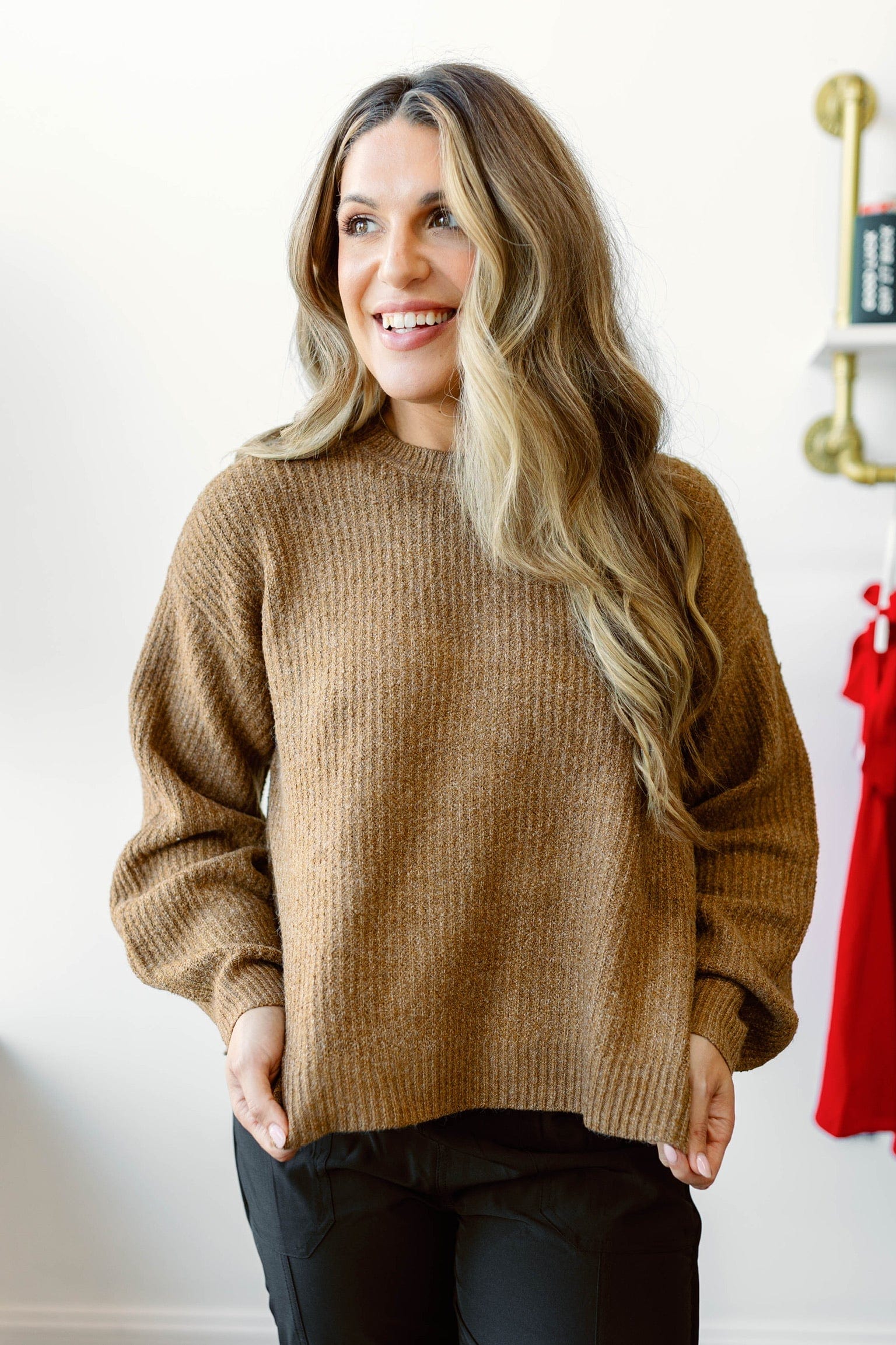 Chill Out Sweater, Brown
