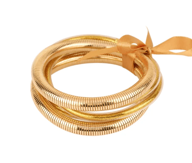 Gold & Jelly Bracelet Stack