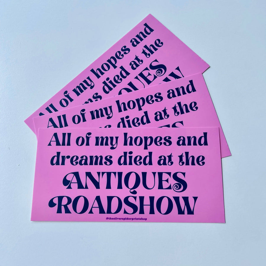 Antiques Roadshow Bumper Sticker