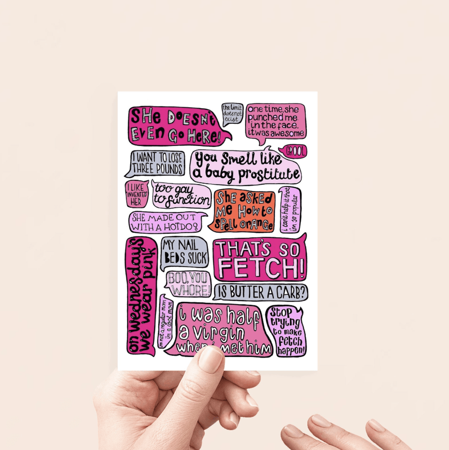 Mean Girls Quote Greeting Card