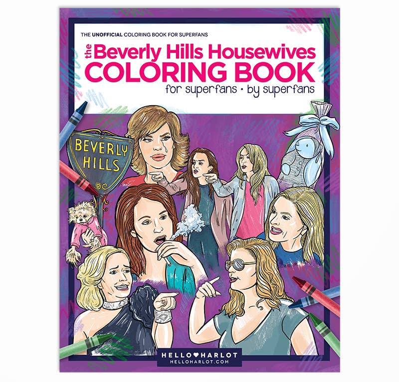 Beverly Hills Housewives Coloring Book