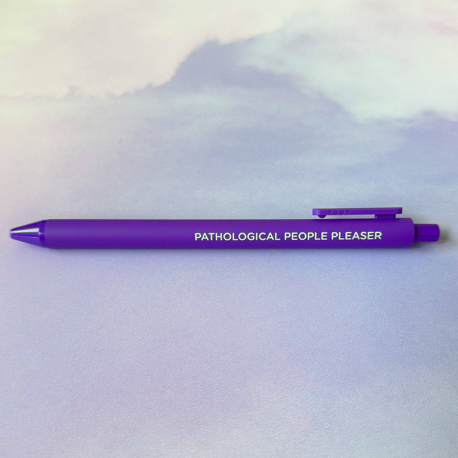 Pathological People Pleaser jotter gel pen